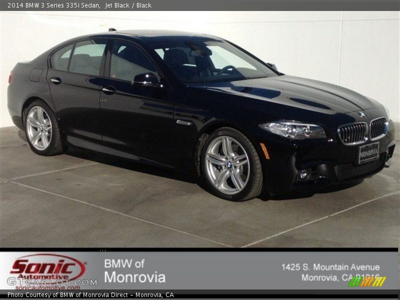 Jet Black / Black 2014 BMW 3 Series 335i Sedan