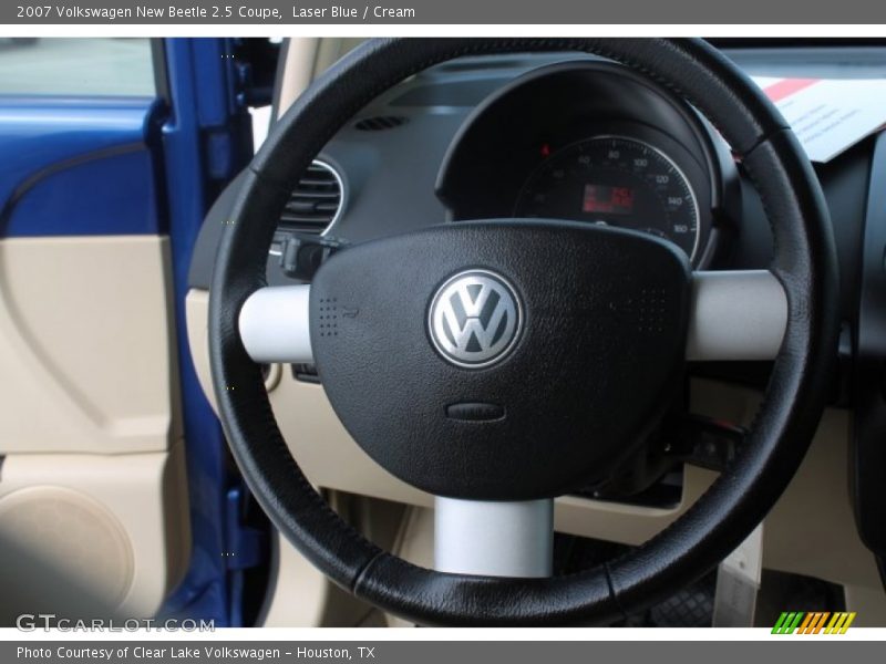 Laser Blue / Cream 2007 Volkswagen New Beetle 2.5 Coupe