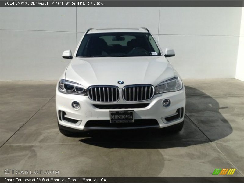 Mineral White Metallic / Black 2014 BMW X5 sDrive35i