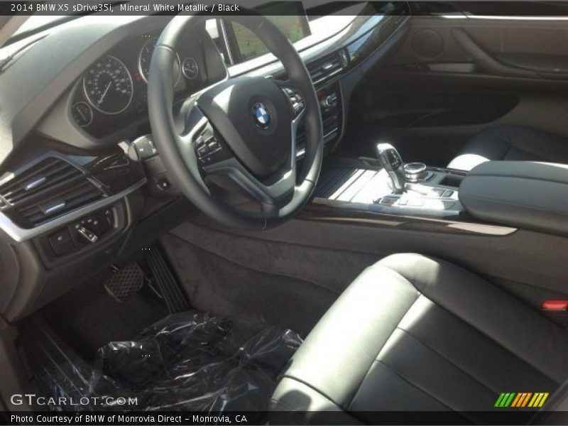 Mineral White Metallic / Black 2014 BMW X5 sDrive35i