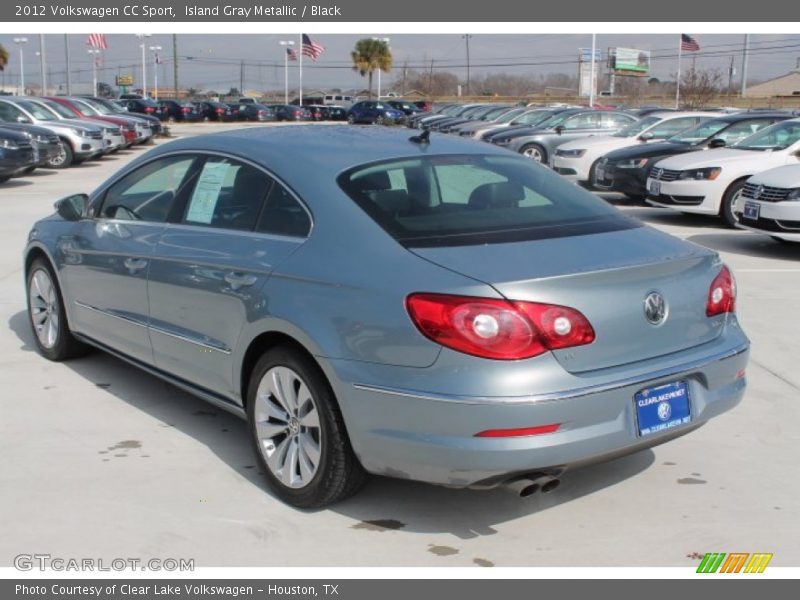 Island Gray Metallic / Black 2012 Volkswagen CC Sport