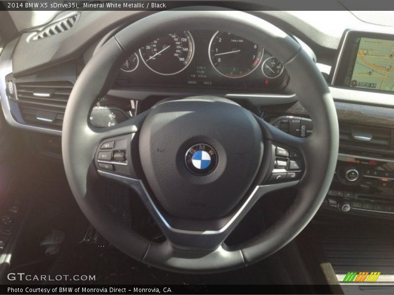 Mineral White Metallic / Black 2014 BMW X5 sDrive35i