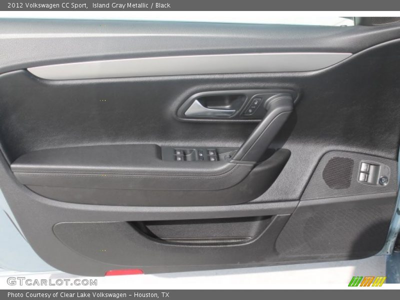 Island Gray Metallic / Black 2012 Volkswagen CC Sport