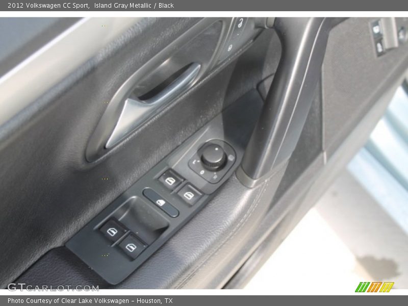 Island Gray Metallic / Black 2012 Volkswagen CC Sport