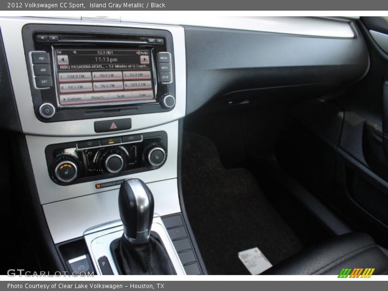 Island Gray Metallic / Black 2012 Volkswagen CC Sport
