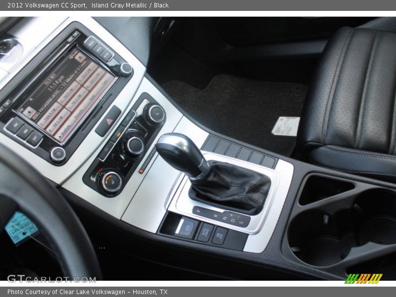 Island Gray Metallic / Black 2012 Volkswagen CC Sport