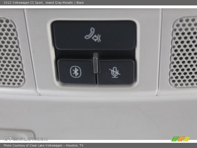 Island Gray Metallic / Black 2012 Volkswagen CC Sport