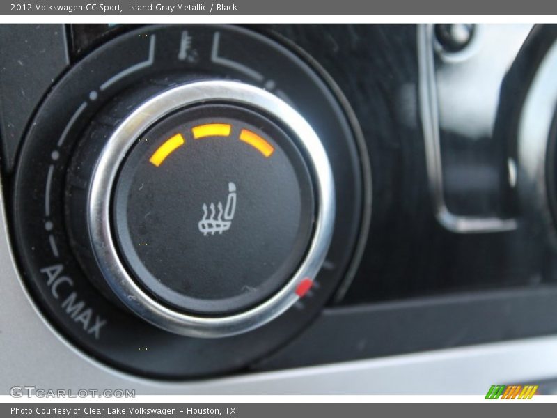 Island Gray Metallic / Black 2012 Volkswagen CC Sport
