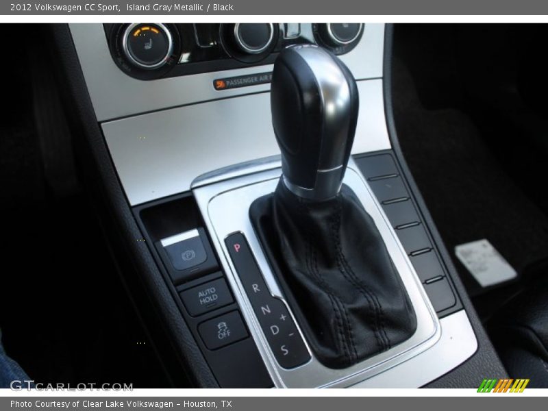 Island Gray Metallic / Black 2012 Volkswagen CC Sport
