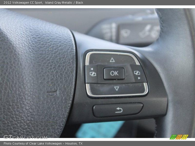 Island Gray Metallic / Black 2012 Volkswagen CC Sport