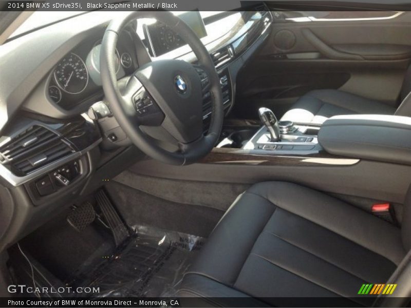 Black Sapphire Metallic / Black 2014 BMW X5 sDrive35i