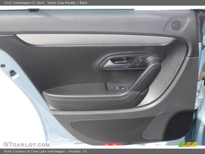 Island Gray Metallic / Black 2012 Volkswagen CC Sport