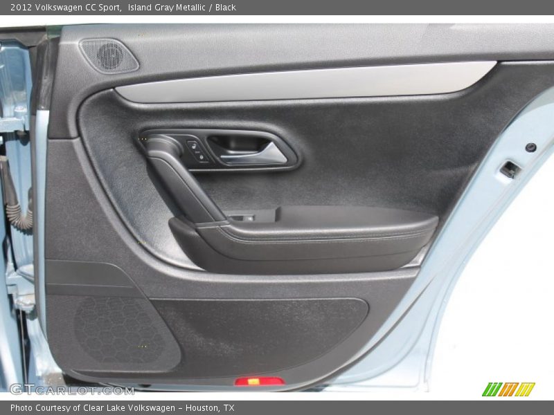 Island Gray Metallic / Black 2012 Volkswagen CC Sport