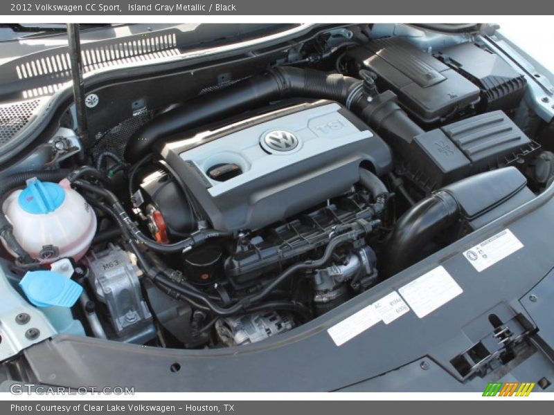 Island Gray Metallic / Black 2012 Volkswagen CC Sport