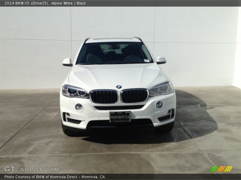Alpine White / Black 2014 BMW X5 xDrive35i