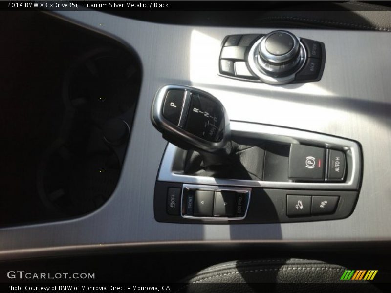 Titanium Silver Metallic / Black 2014 BMW X3 xDrive35i