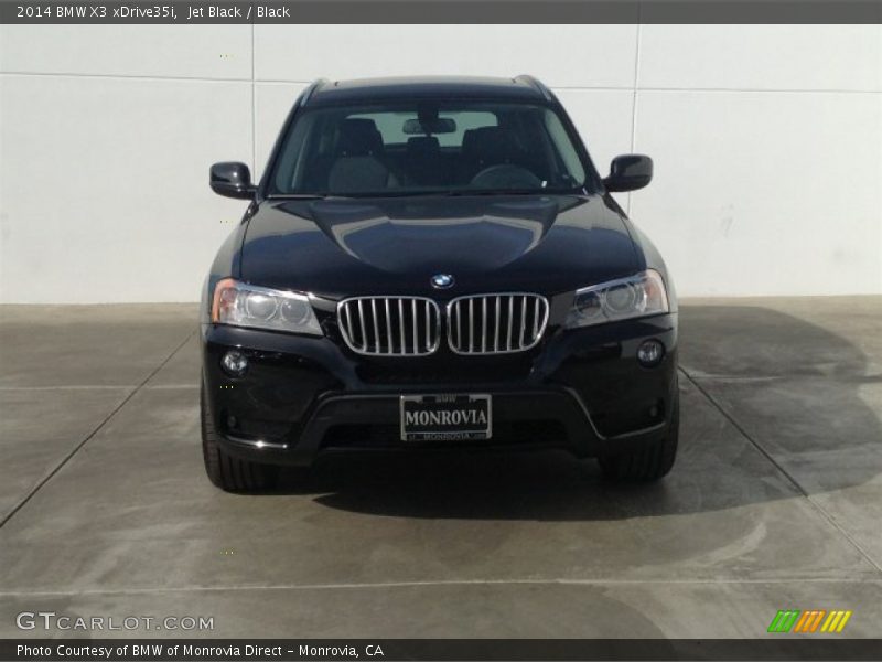 Jet Black / Black 2014 BMW X3 xDrive35i