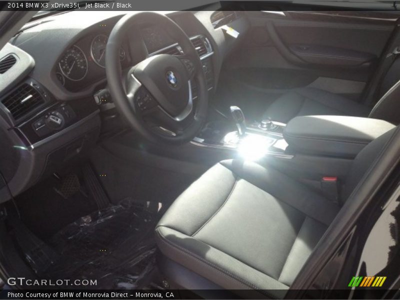 Jet Black / Black 2014 BMW X3 xDrive35i