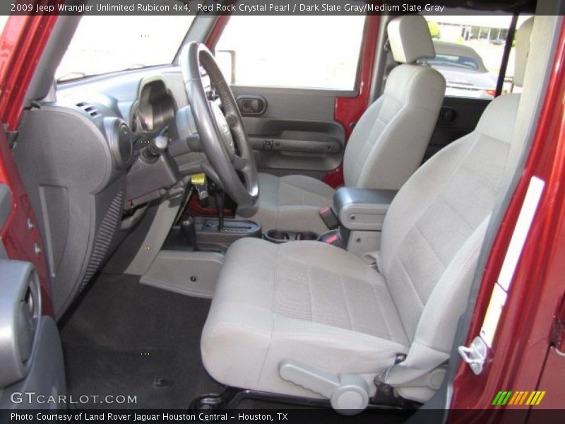 Red Rock Crystal Pearl / Dark Slate Gray/Medium Slate Gray 2009 Jeep Wrangler Unlimited Rubicon 4x4