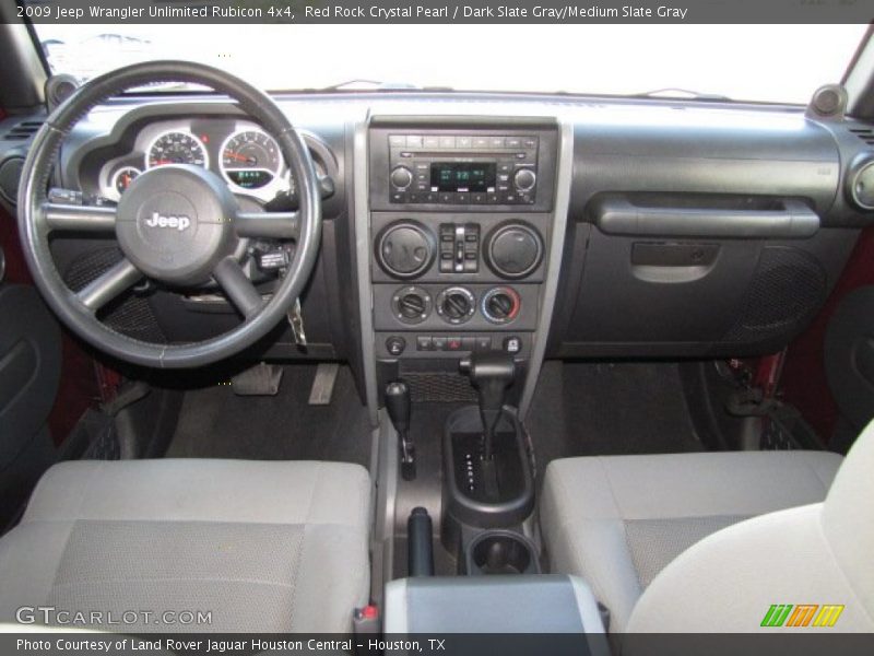 Red Rock Crystal Pearl / Dark Slate Gray/Medium Slate Gray 2009 Jeep Wrangler Unlimited Rubicon 4x4