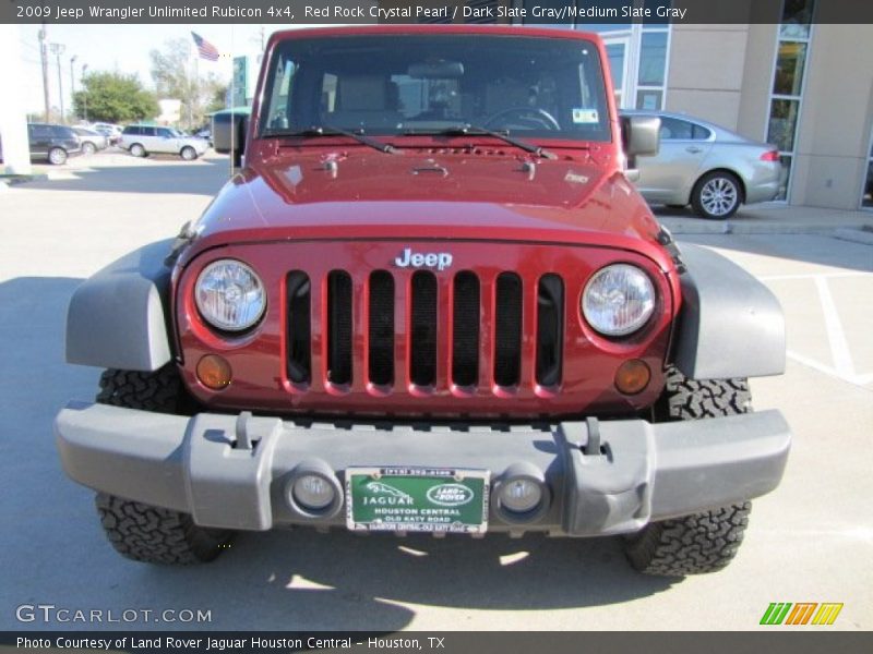 Red Rock Crystal Pearl / Dark Slate Gray/Medium Slate Gray 2009 Jeep Wrangler Unlimited Rubicon 4x4