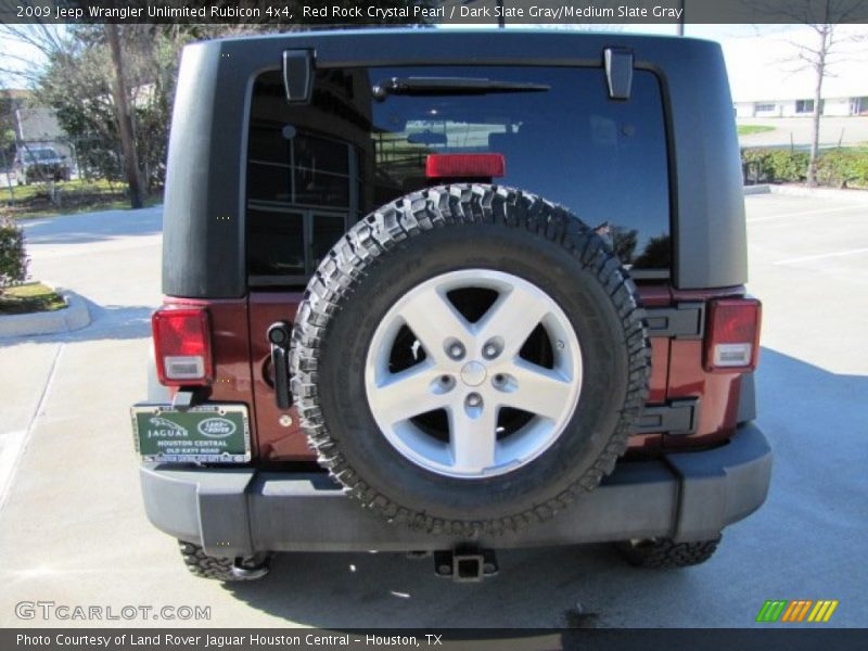 Red Rock Crystal Pearl / Dark Slate Gray/Medium Slate Gray 2009 Jeep Wrangler Unlimited Rubicon 4x4