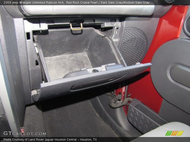 Red Rock Crystal Pearl / Dark Slate Gray/Medium Slate Gray 2009 Jeep Wrangler Unlimited Rubicon 4x4