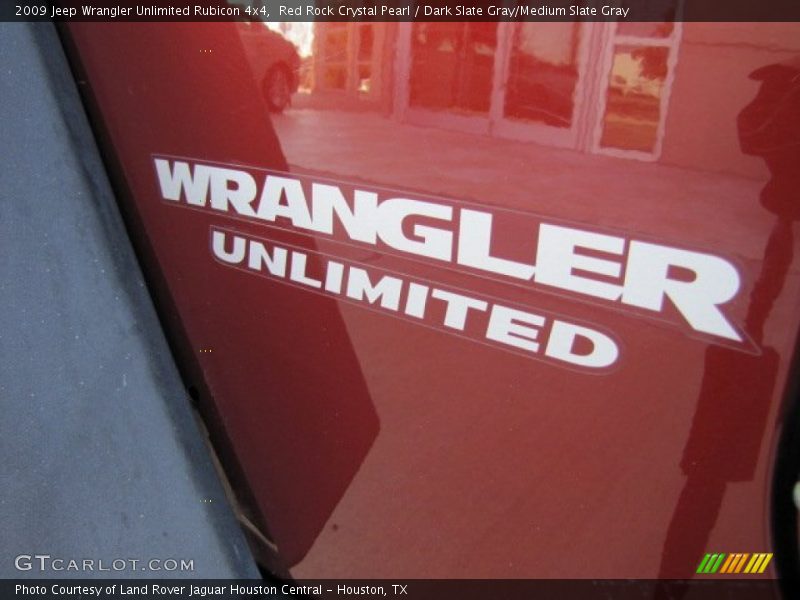 Red Rock Crystal Pearl / Dark Slate Gray/Medium Slate Gray 2009 Jeep Wrangler Unlimited Rubicon 4x4