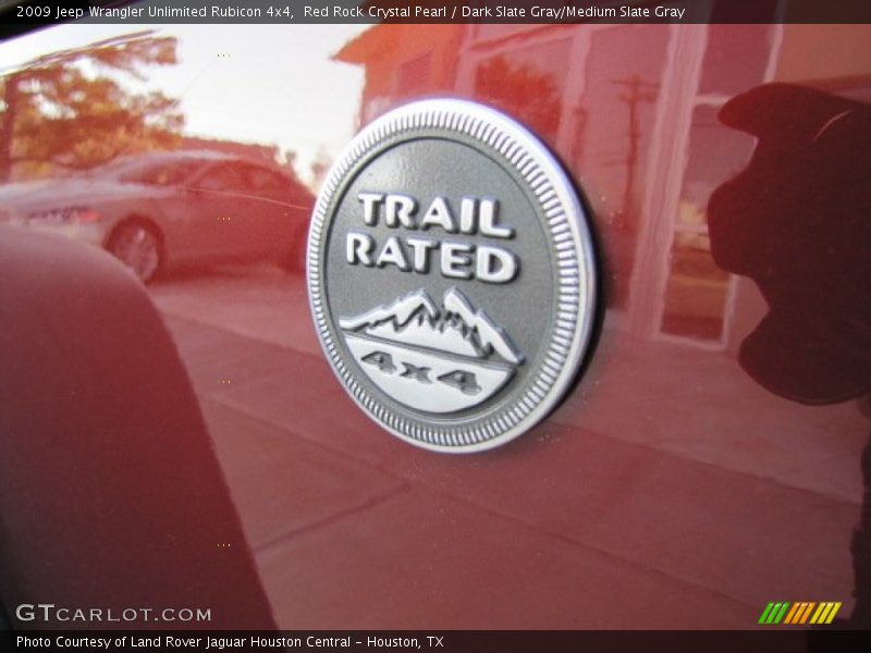 Red Rock Crystal Pearl / Dark Slate Gray/Medium Slate Gray 2009 Jeep Wrangler Unlimited Rubicon 4x4