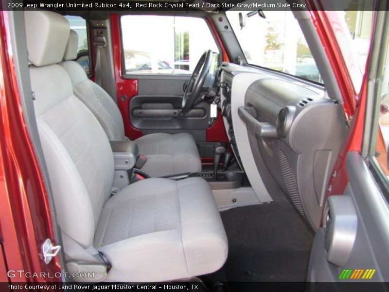 Red Rock Crystal Pearl / Dark Slate Gray/Medium Slate Gray 2009 Jeep Wrangler Unlimited Rubicon 4x4
