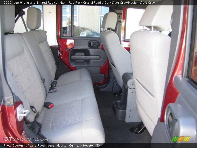 Red Rock Crystal Pearl / Dark Slate Gray/Medium Slate Gray 2009 Jeep Wrangler Unlimited Rubicon 4x4