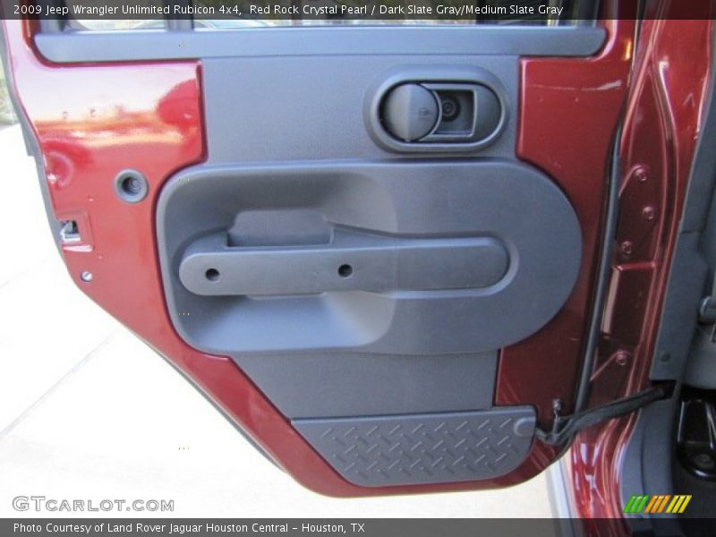 Red Rock Crystal Pearl / Dark Slate Gray/Medium Slate Gray 2009 Jeep Wrangler Unlimited Rubicon 4x4