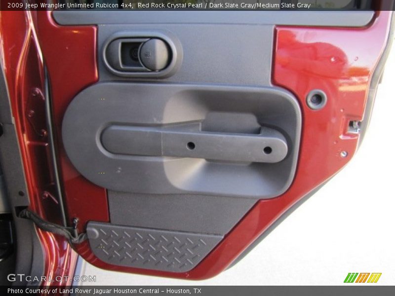 Red Rock Crystal Pearl / Dark Slate Gray/Medium Slate Gray 2009 Jeep Wrangler Unlimited Rubicon 4x4