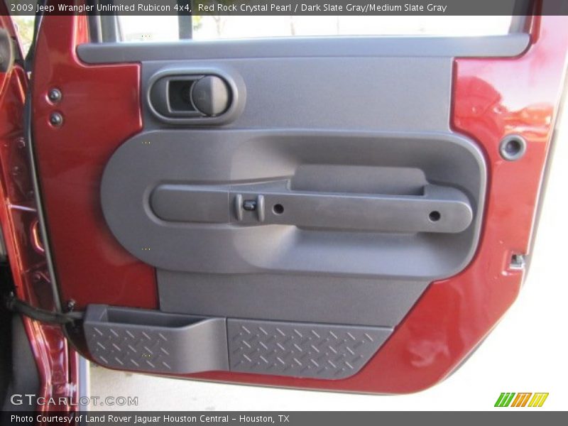 Red Rock Crystal Pearl / Dark Slate Gray/Medium Slate Gray 2009 Jeep Wrangler Unlimited Rubicon 4x4