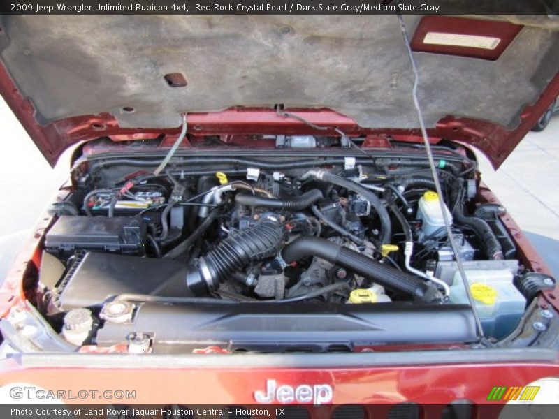 Red Rock Crystal Pearl / Dark Slate Gray/Medium Slate Gray 2009 Jeep Wrangler Unlimited Rubicon 4x4