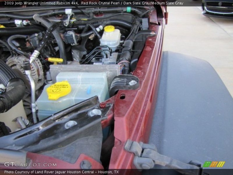 Red Rock Crystal Pearl / Dark Slate Gray/Medium Slate Gray 2009 Jeep Wrangler Unlimited Rubicon 4x4