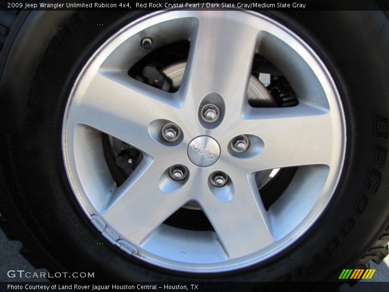 Red Rock Crystal Pearl / Dark Slate Gray/Medium Slate Gray 2009 Jeep Wrangler Unlimited Rubicon 4x4