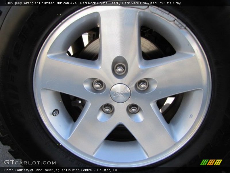 Red Rock Crystal Pearl / Dark Slate Gray/Medium Slate Gray 2009 Jeep Wrangler Unlimited Rubicon 4x4