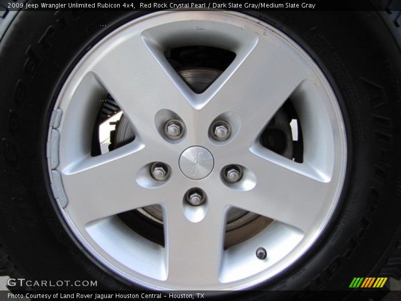 Red Rock Crystal Pearl / Dark Slate Gray/Medium Slate Gray 2009 Jeep Wrangler Unlimited Rubicon 4x4