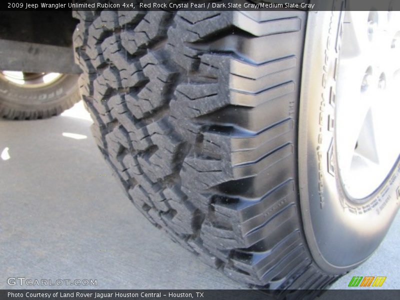 Red Rock Crystal Pearl / Dark Slate Gray/Medium Slate Gray 2009 Jeep Wrangler Unlimited Rubicon 4x4