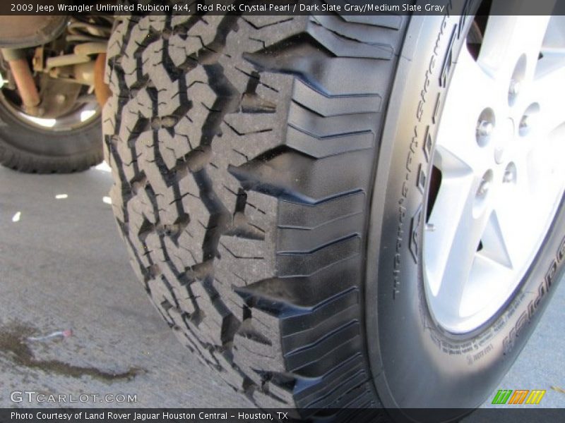 Red Rock Crystal Pearl / Dark Slate Gray/Medium Slate Gray 2009 Jeep Wrangler Unlimited Rubicon 4x4