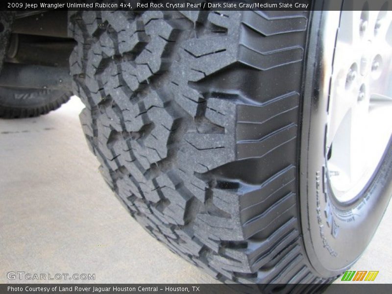Red Rock Crystal Pearl / Dark Slate Gray/Medium Slate Gray 2009 Jeep Wrangler Unlimited Rubicon 4x4