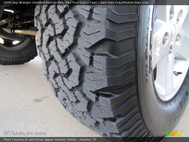 Red Rock Crystal Pearl / Dark Slate Gray/Medium Slate Gray 2009 Jeep Wrangler Unlimited Rubicon 4x4