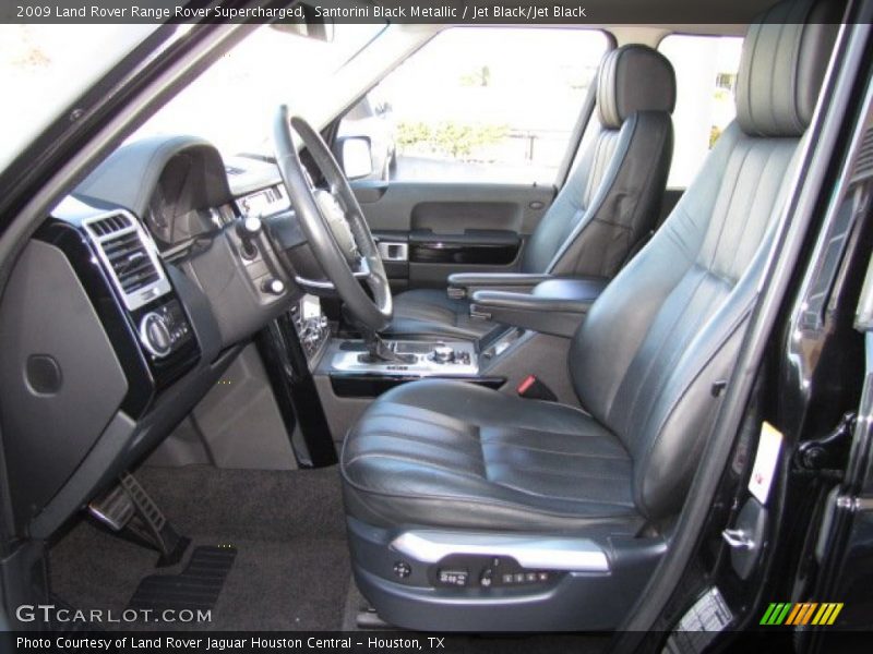 Santorini Black Metallic / Jet Black/Jet Black 2009 Land Rover Range Rover Supercharged