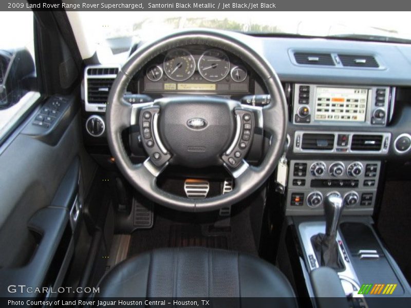 Santorini Black Metallic / Jet Black/Jet Black 2009 Land Rover Range Rover Supercharged