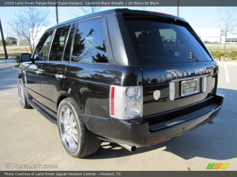 Santorini Black Metallic / Jet Black/Jet Black 2009 Land Rover Range Rover Supercharged