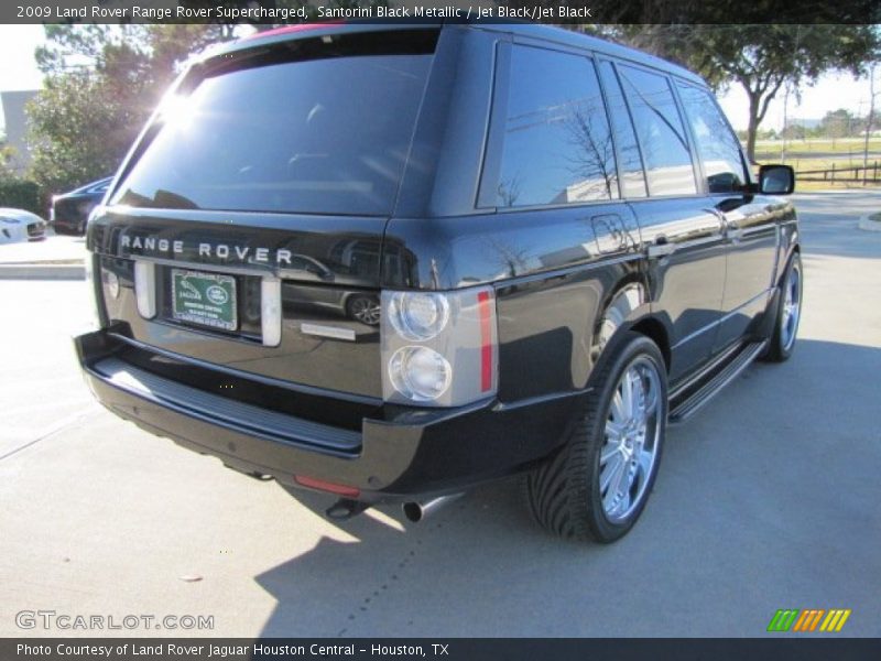 Santorini Black Metallic / Jet Black/Jet Black 2009 Land Rover Range Rover Supercharged