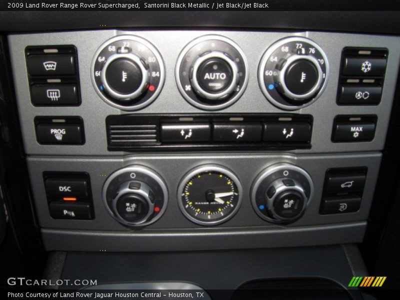 Santorini Black Metallic / Jet Black/Jet Black 2009 Land Rover Range Rover Supercharged