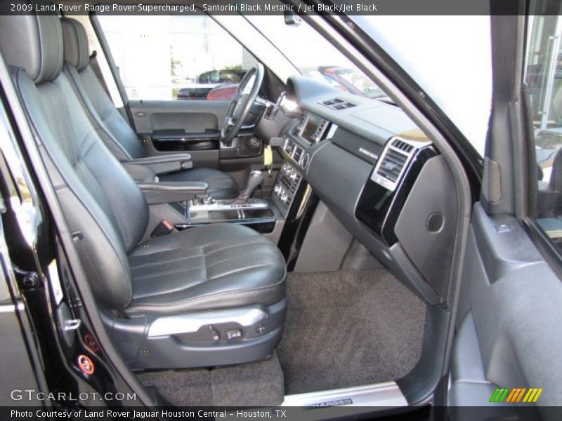 Santorini Black Metallic / Jet Black/Jet Black 2009 Land Rover Range Rover Supercharged