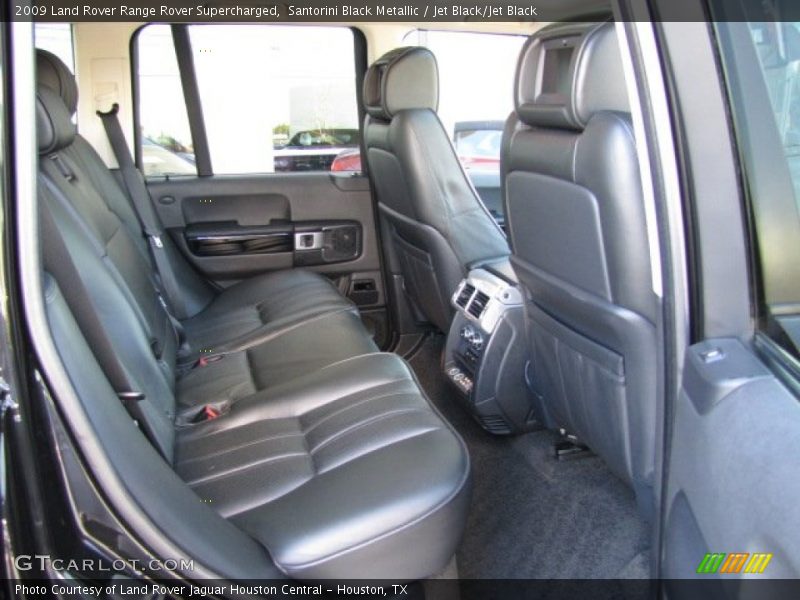 Santorini Black Metallic / Jet Black/Jet Black 2009 Land Rover Range Rover Supercharged